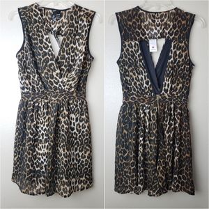 Fun & Flirt | womens sz small leopard print dress